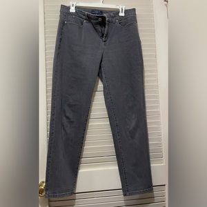 TALBOTS Flattering Gray Jeans Size 8 EUC